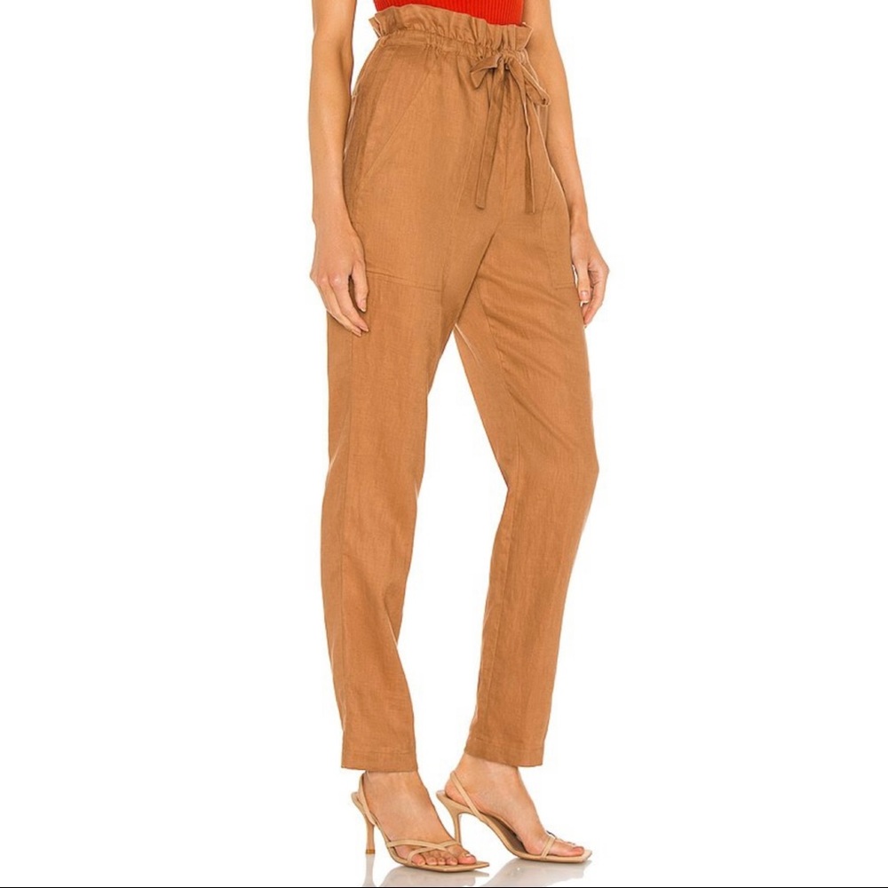 A.L.C. Linen 
Callum Paperbag Waist Pants - Picture 10 of 13